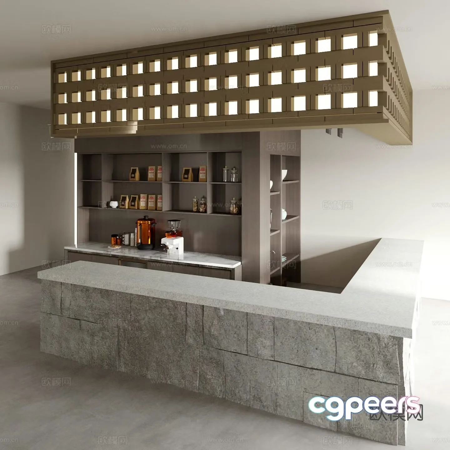 Bar 3D model
