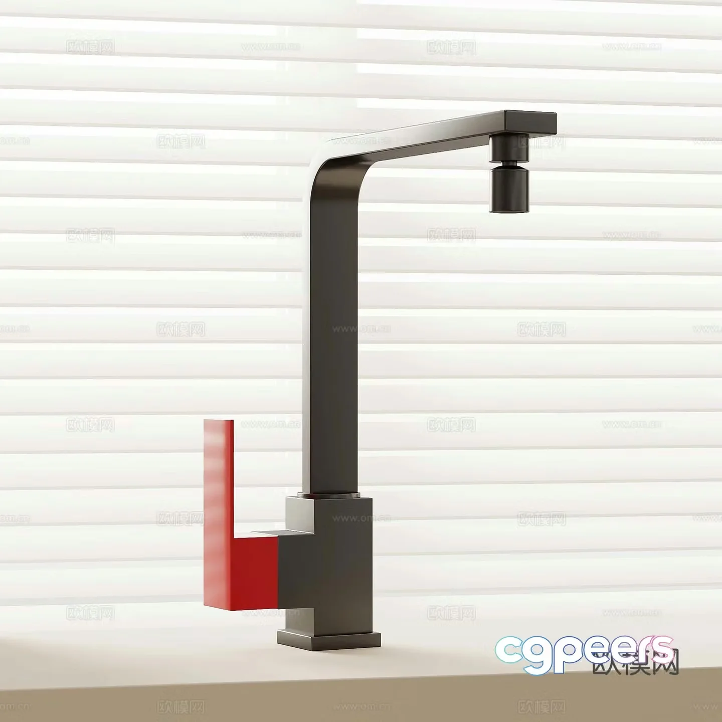 Modern faucet Kitchen faucet 3d model