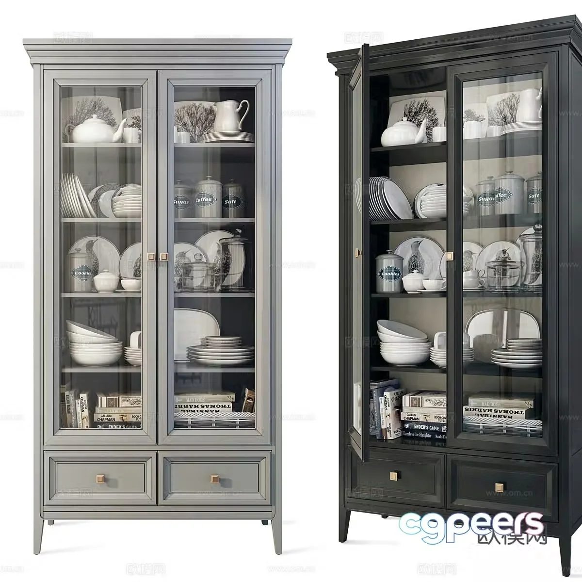 American French sideboard 3D model