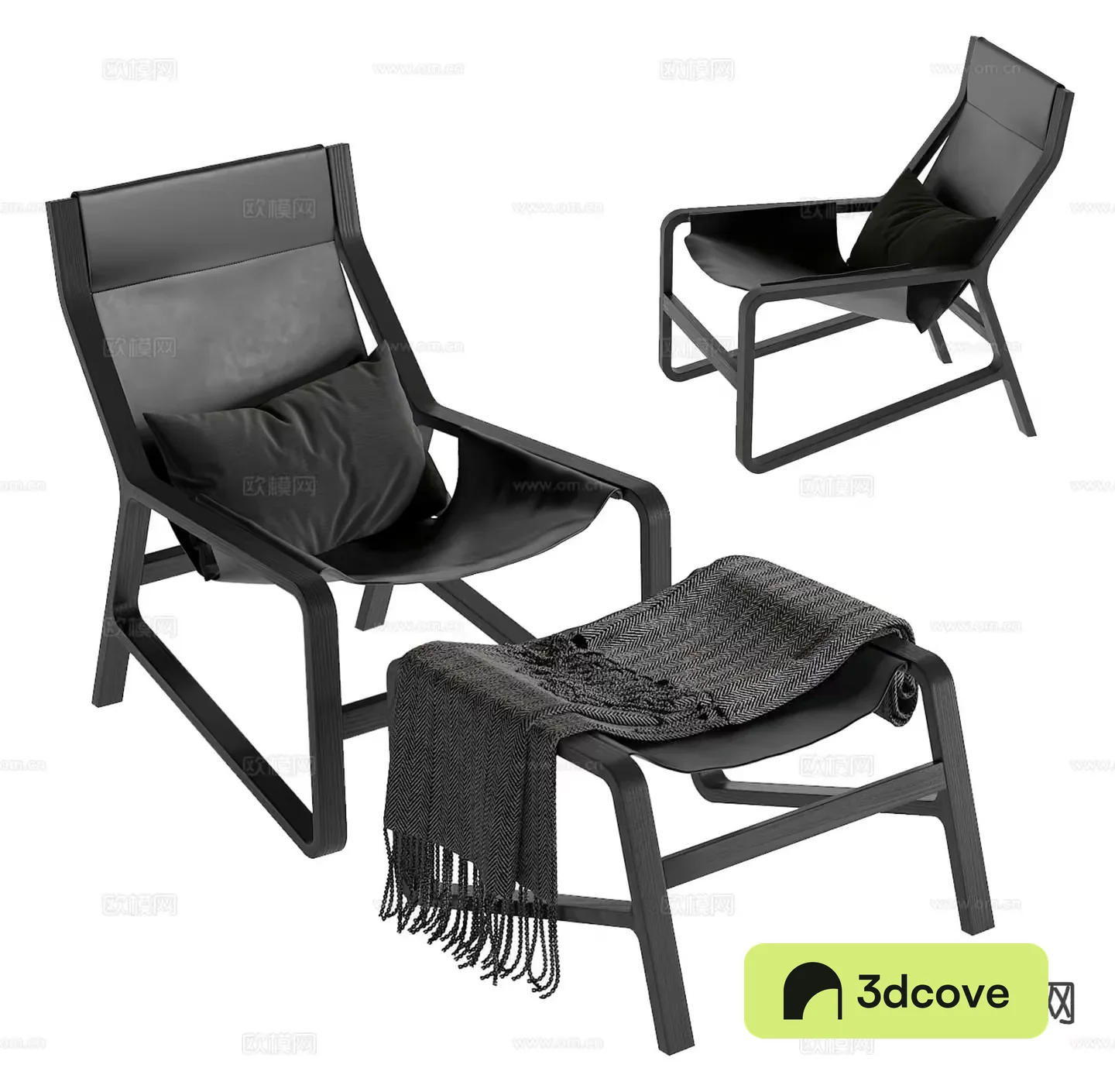 Wooden Lounge Chair