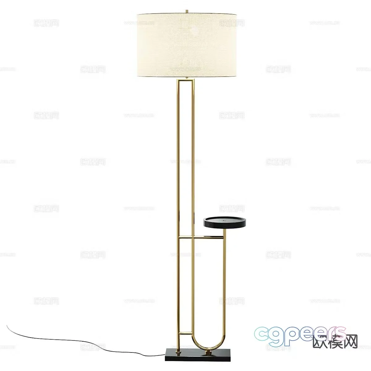 Modern floor lamp 3d model