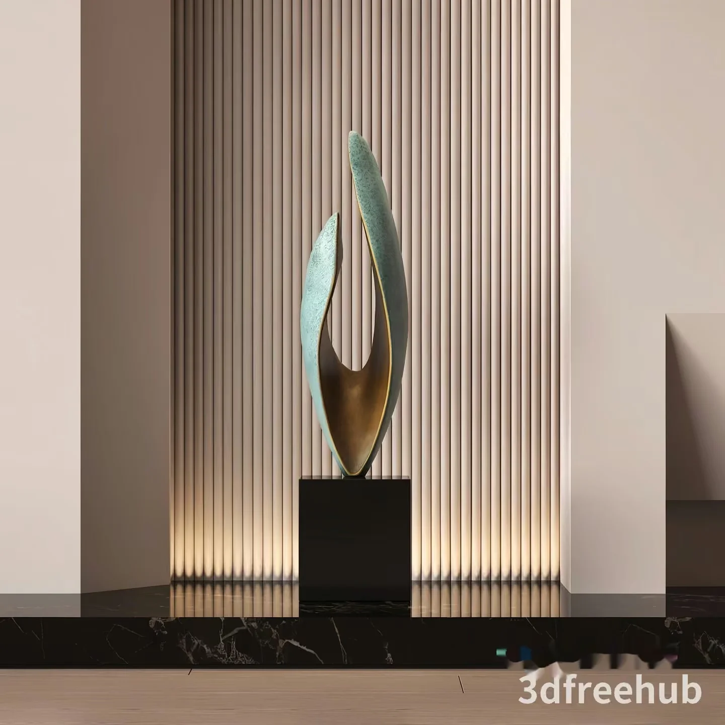 Modern Sculpture 3D Model – 23485 – VRAY Render
