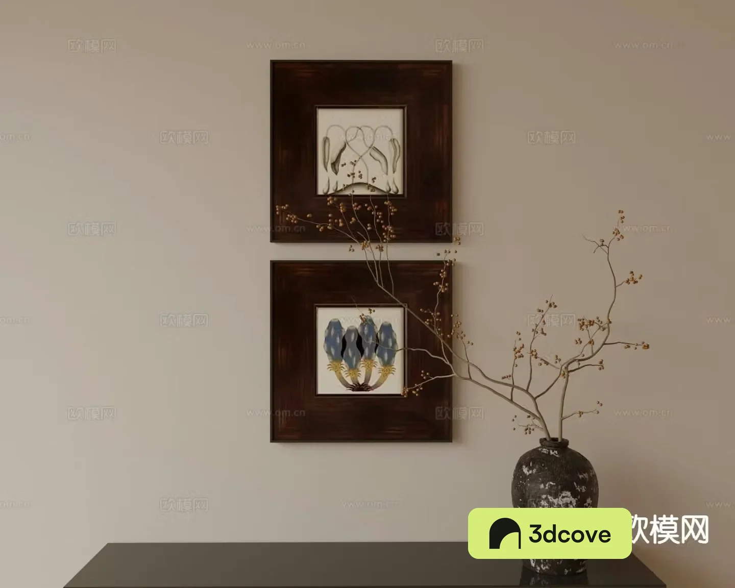 Medieval style decorative painting retro painting hanging painting