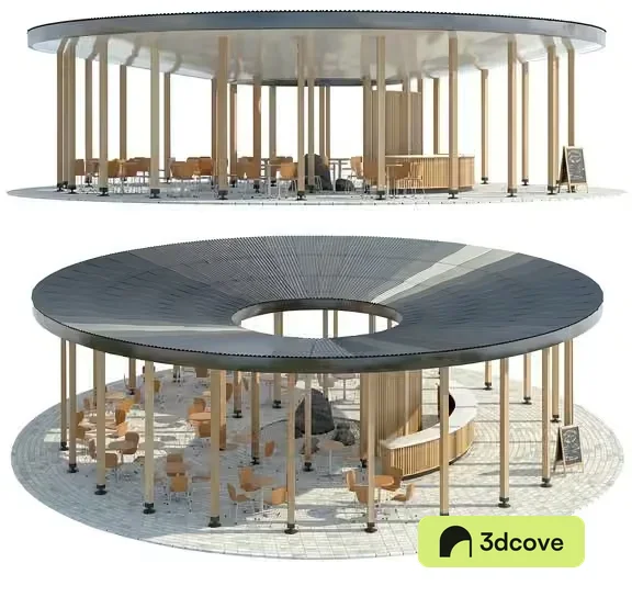 A Circular Structure With A Central Opening
