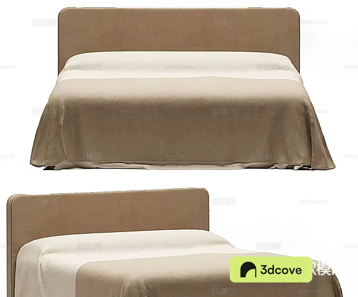 Modern double bed