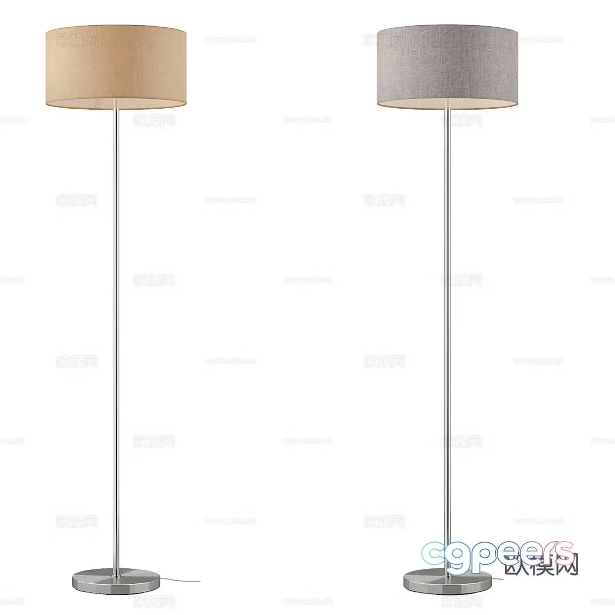 Modern floor lamp 3d model