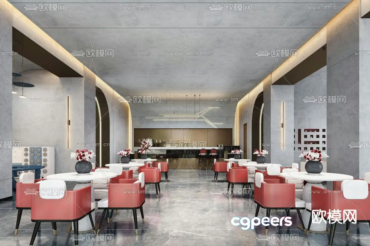 INHOUSE Design Jianye Dongjing Mansion Sales Office 3D Model