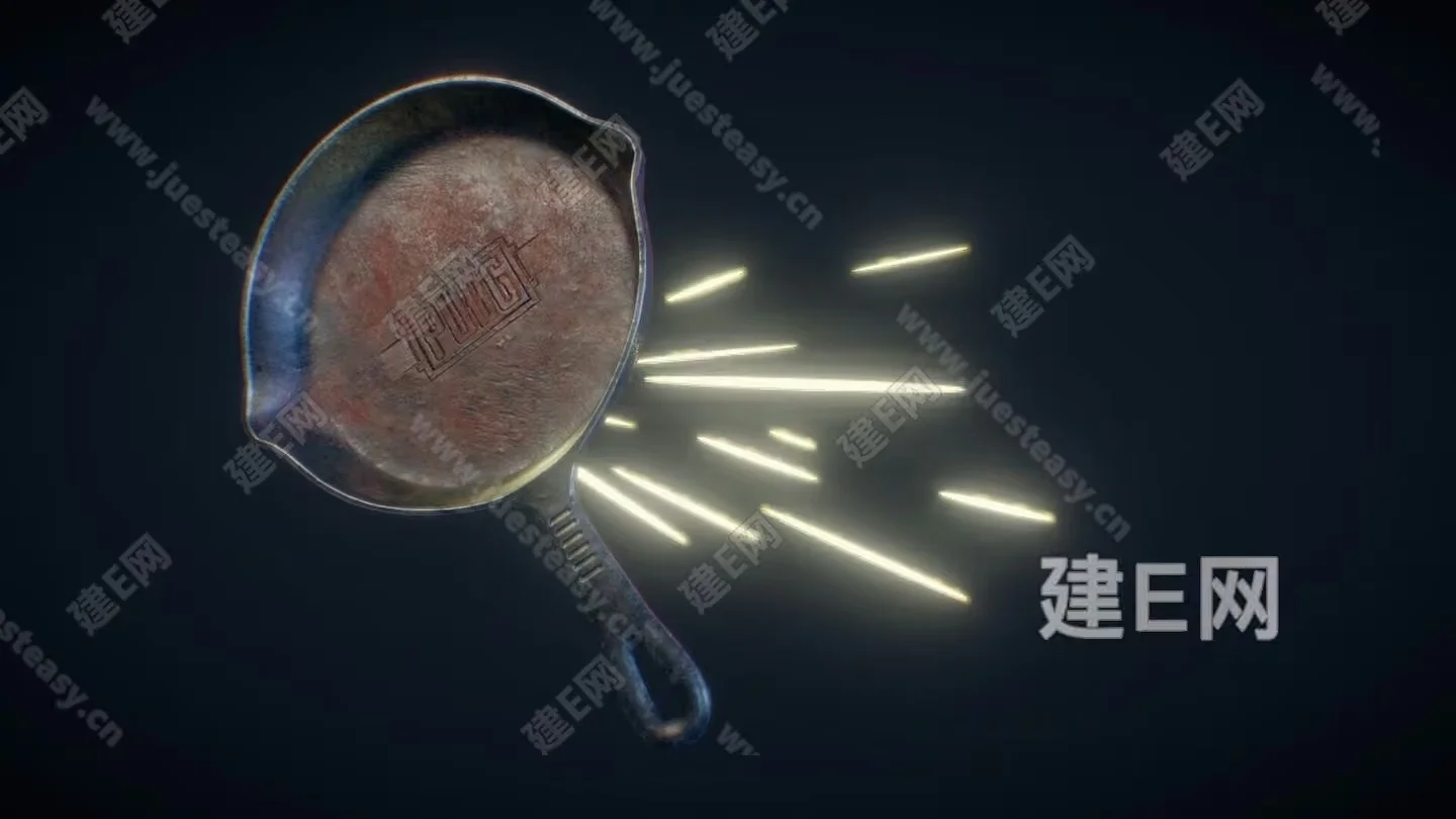 The Main Subject Is A Cast Iron Pan And It Is Old 3D Model – 15713 – VRAY Render