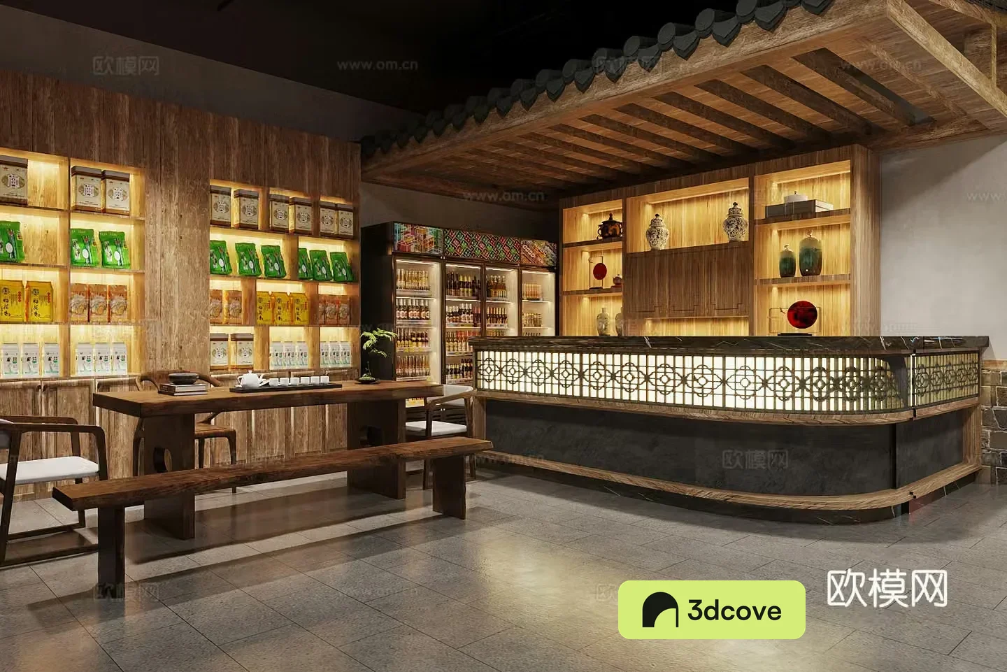 New Chinese-style teahouse