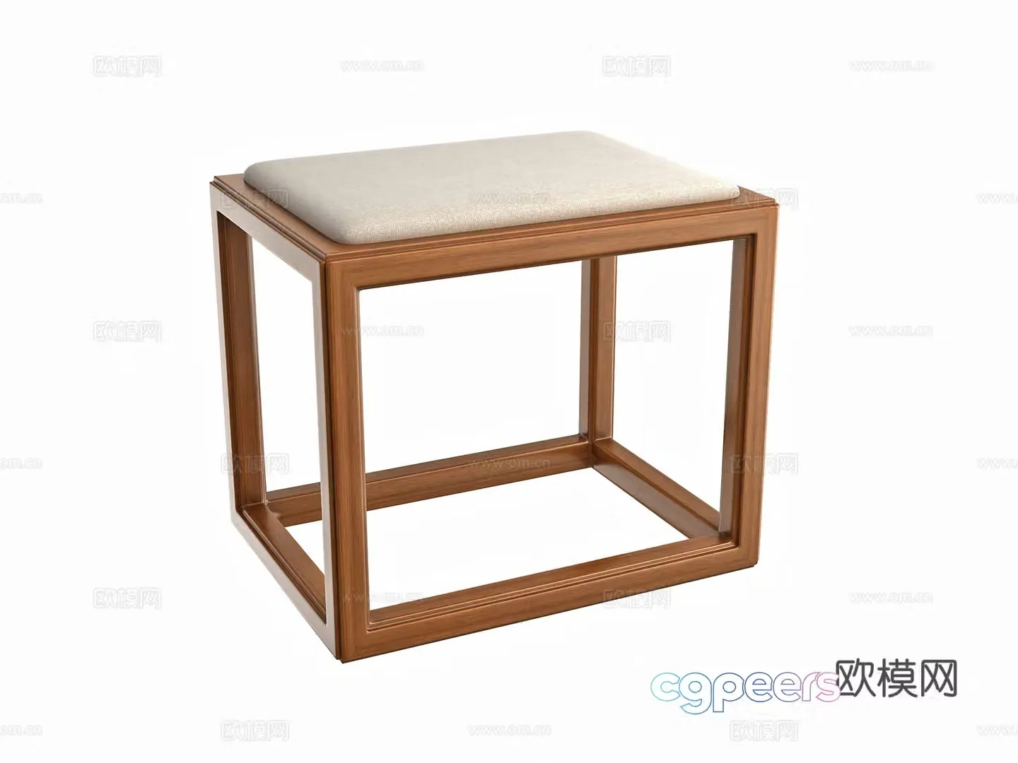 New Chinese stool 3D model