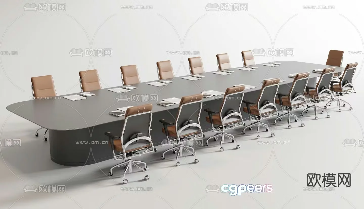 Modern conference table conference table 3d model