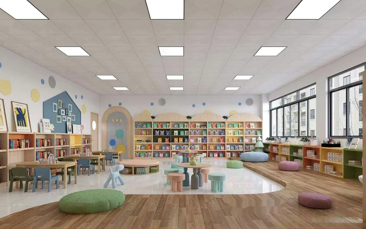 A Large Library Room 3D Model – 15849 – CORONA Render