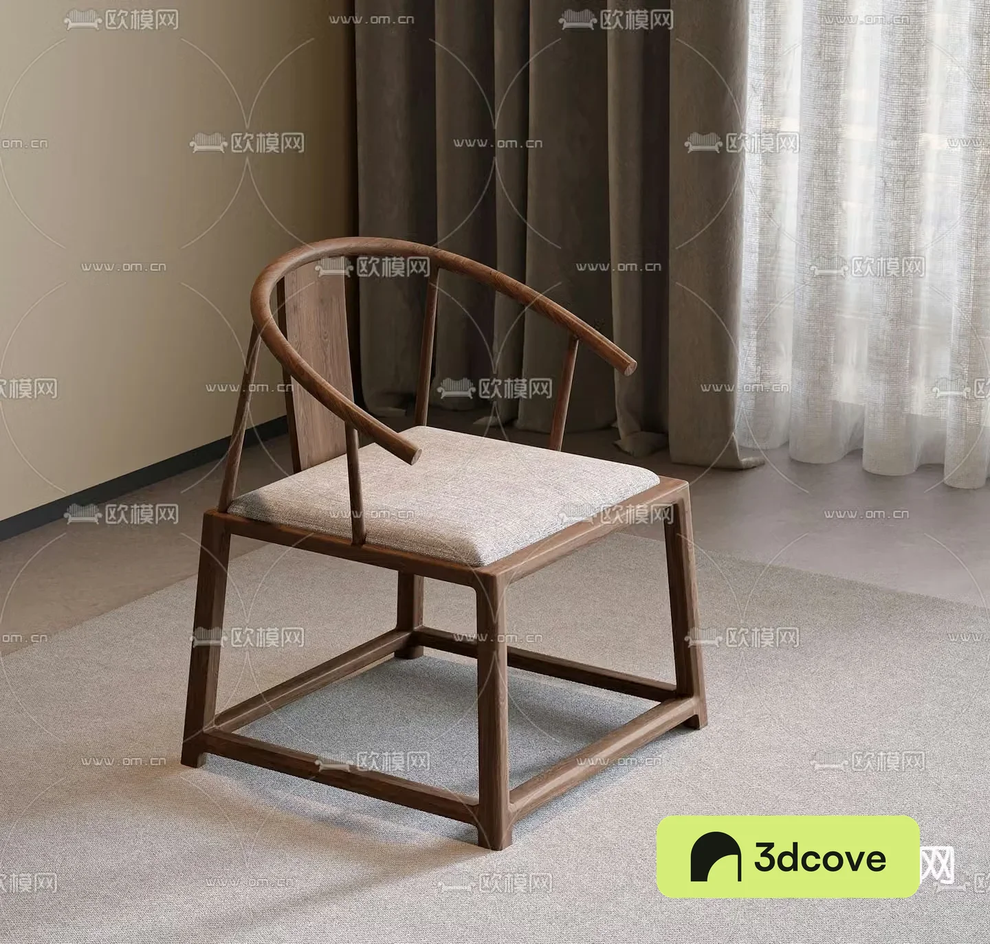 New Chinese style chair arm chair dining chair