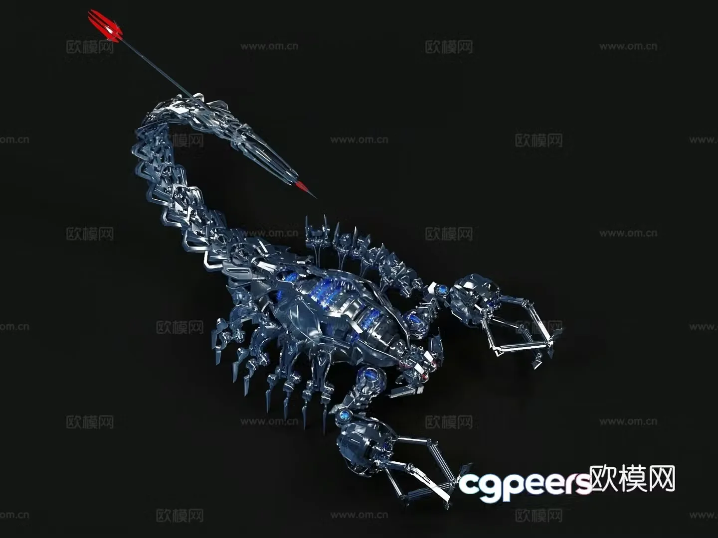 Transformers Mechanical Scorpion Cyber â€‹â€‹Scorpion Figure 3D Model