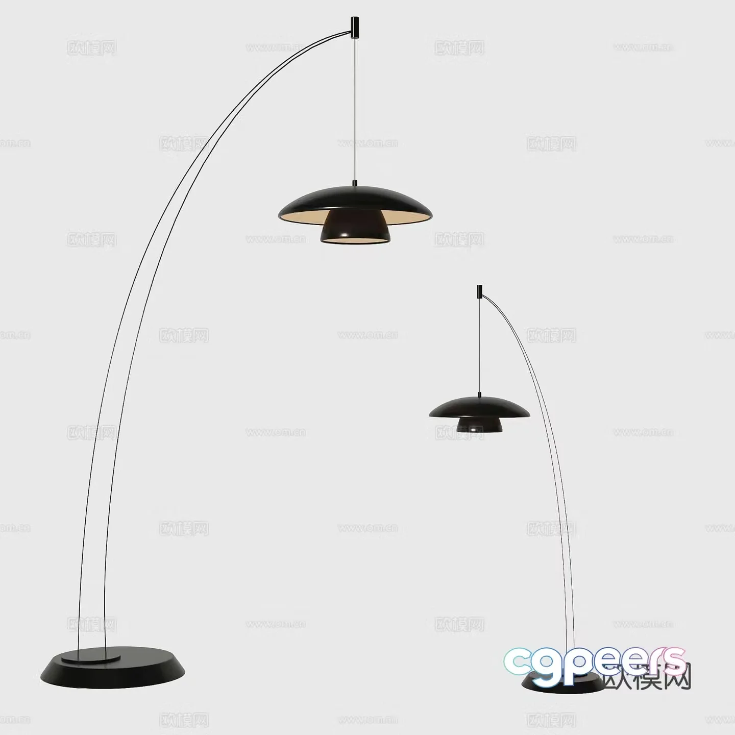 Modern floor lamp 3d model