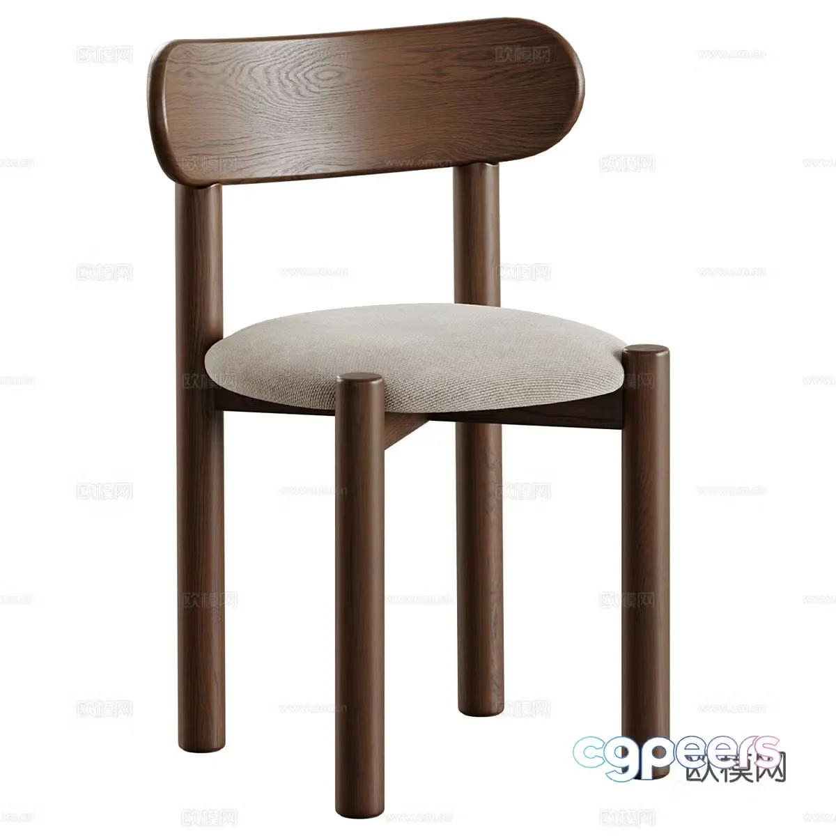New Chinese Nebai Chair 3D Model