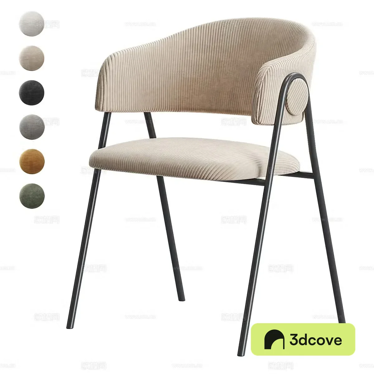 Modern single chair dining chair leisure chair