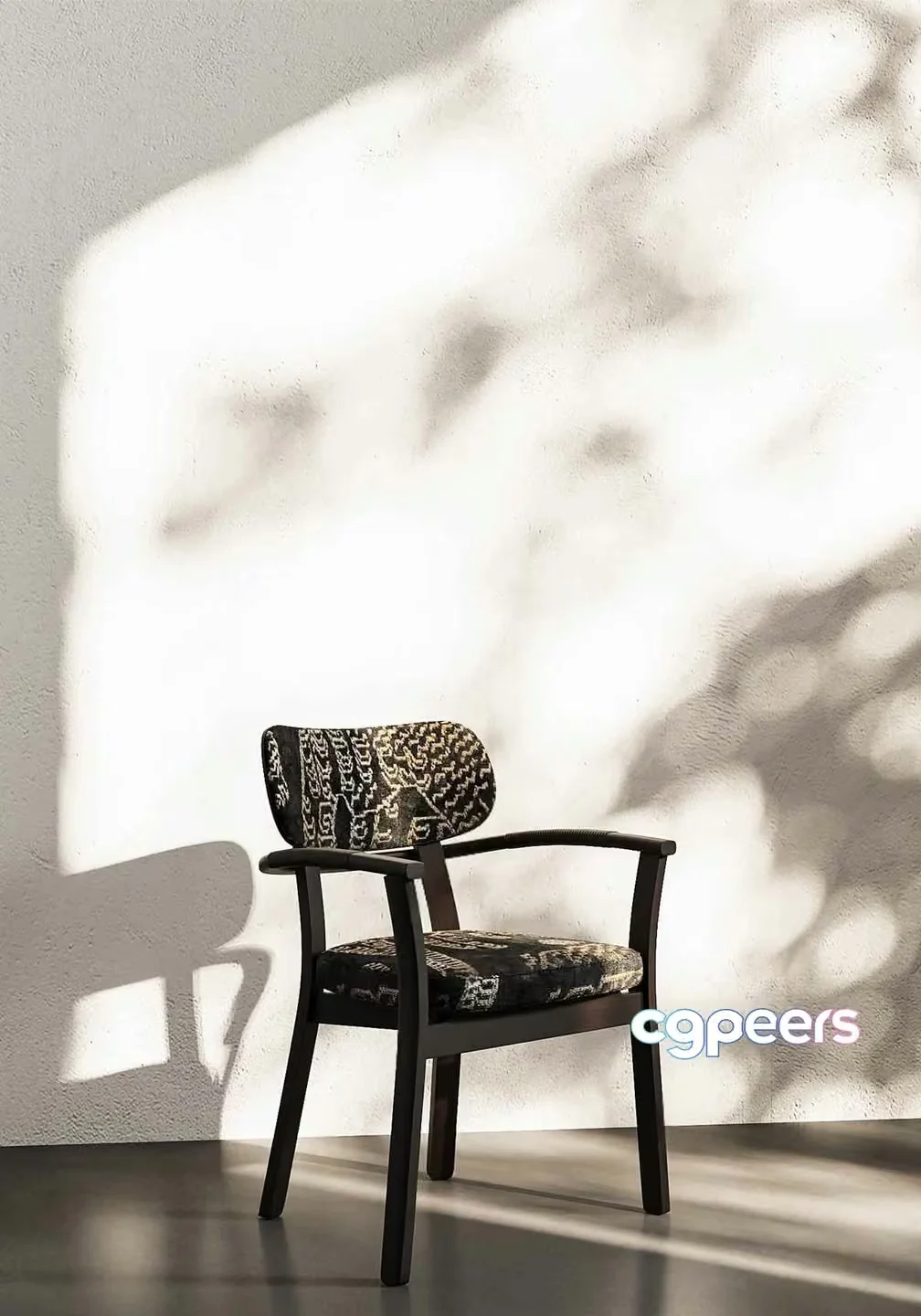 Wooden Armchair 3D Model – 12768 – VRAY Render
