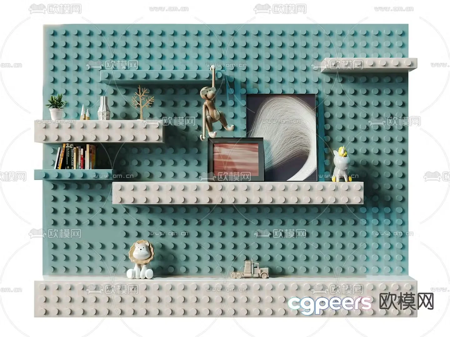 Children’s decorative cabinet 3d model