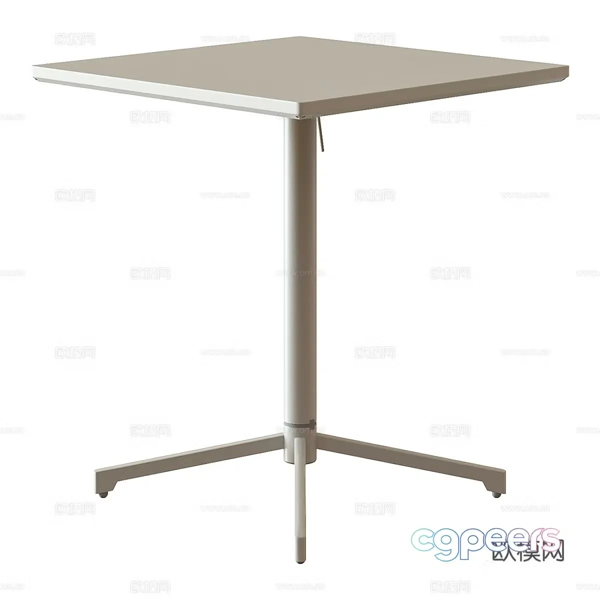 Modern corner table minimalist side table 3d model