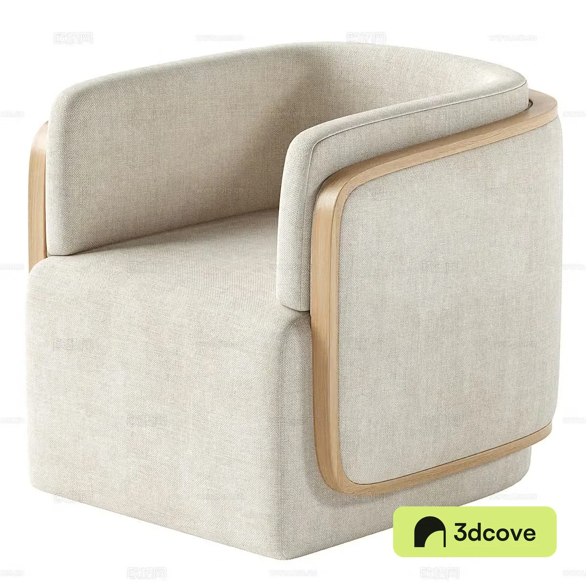 New Chinese single fabric sofa