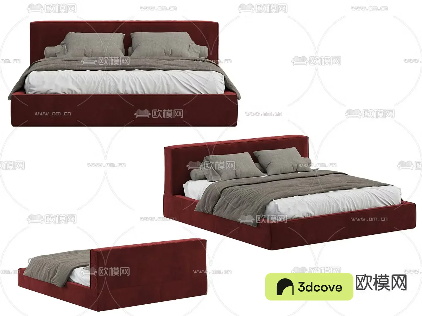 Modern double bed