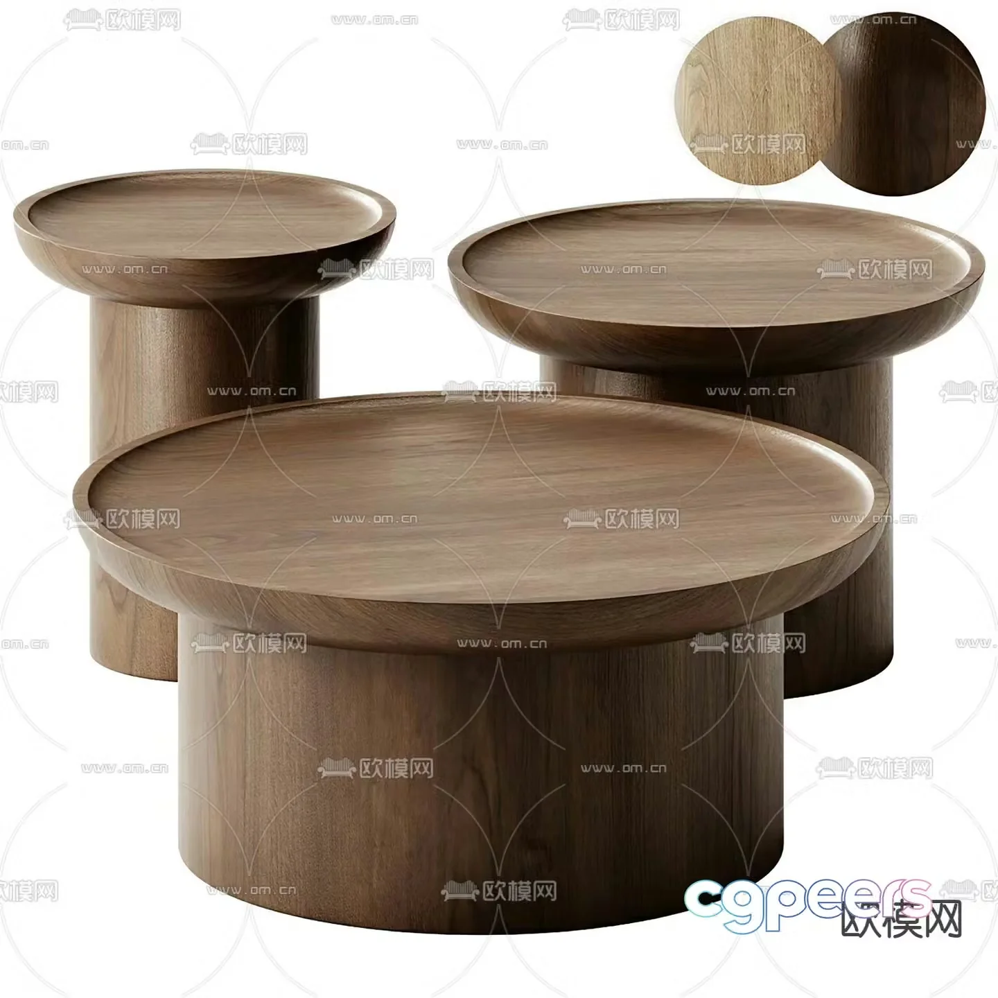 Brockett coffee table 3d model