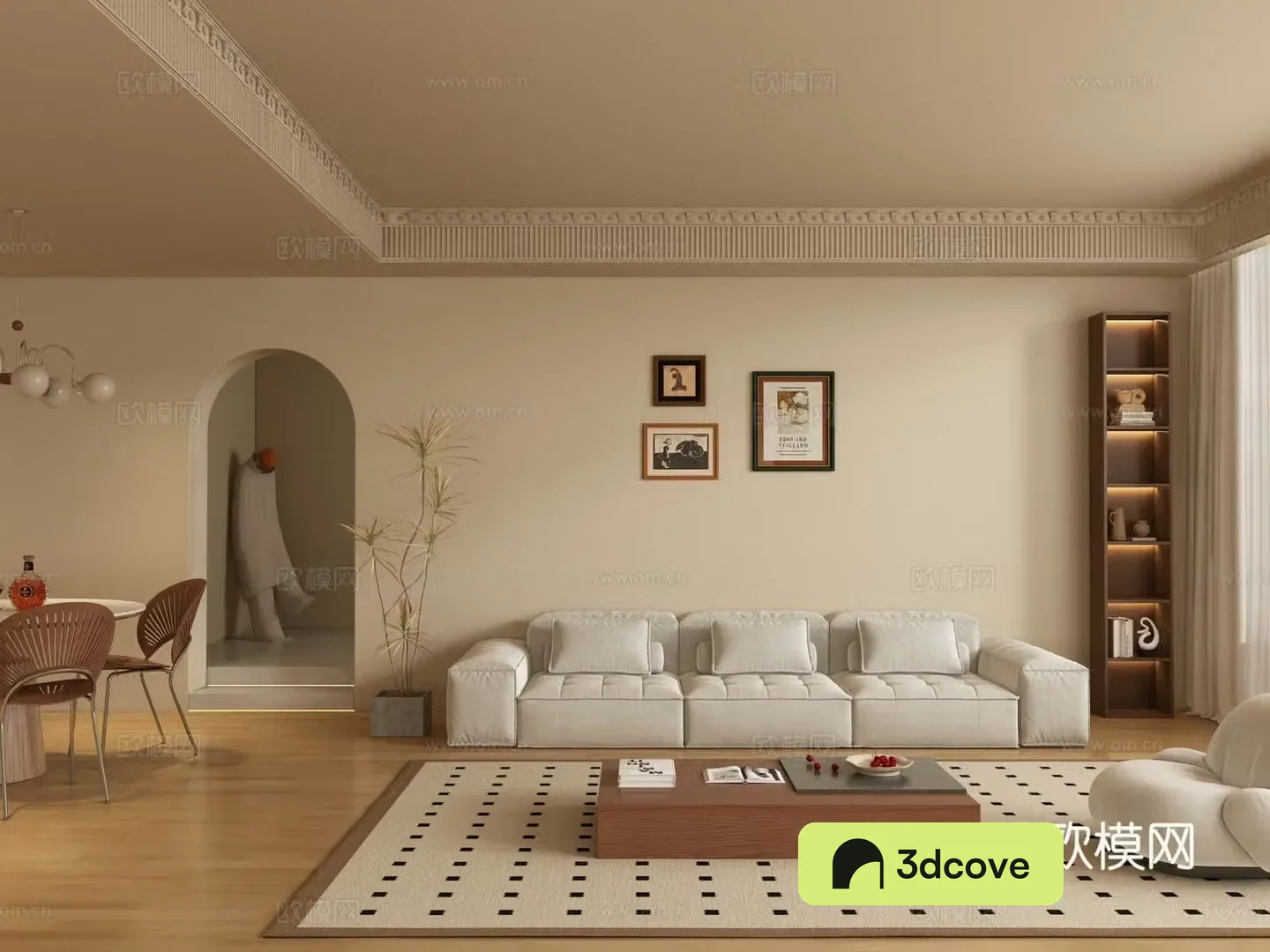 Medieval style living room