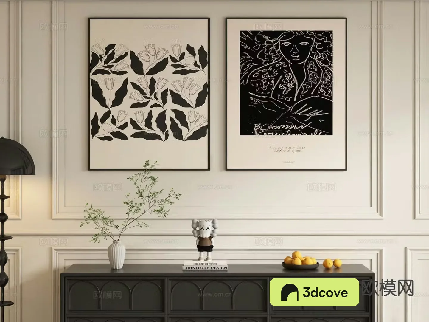 Modern decorative painting hanging painting