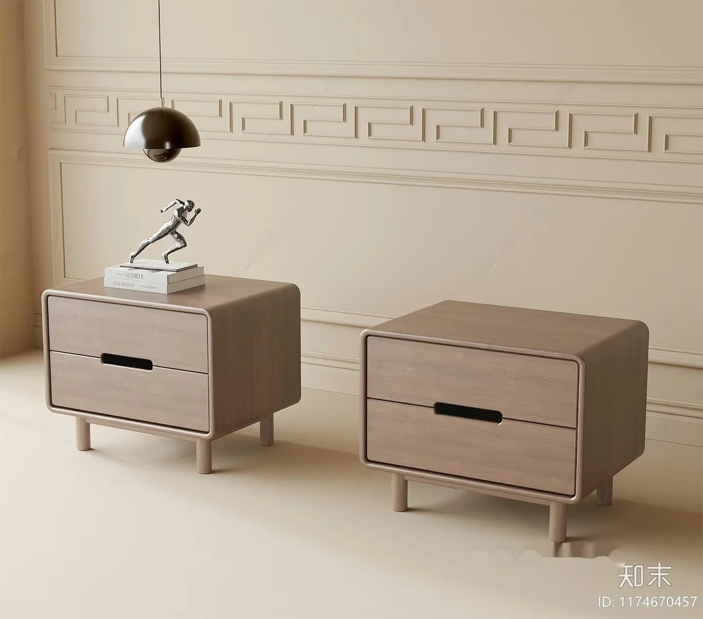 Modern Wooden Furniture 3D Model – 19088 – VRAY Render