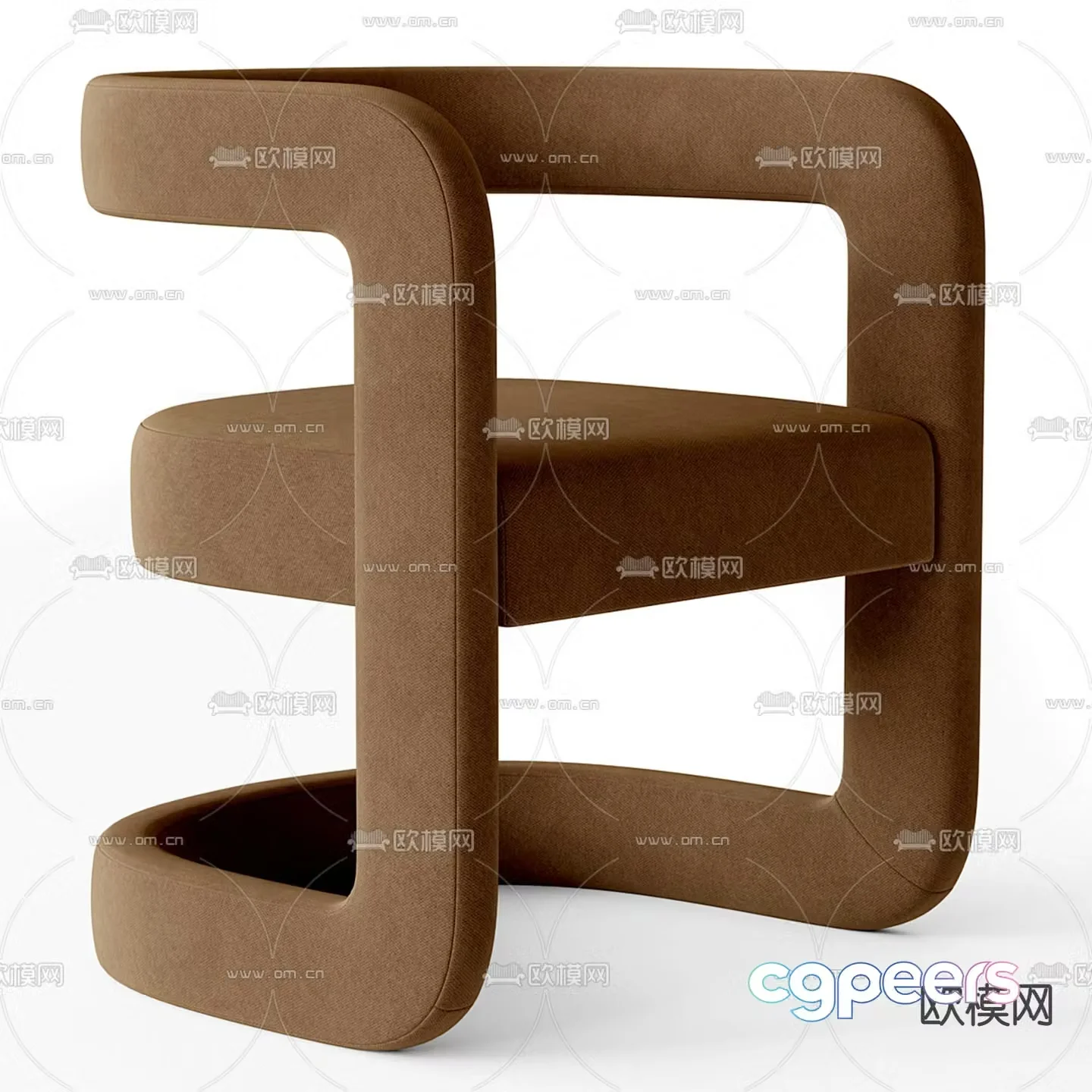 Poliform lounge chair 3d model