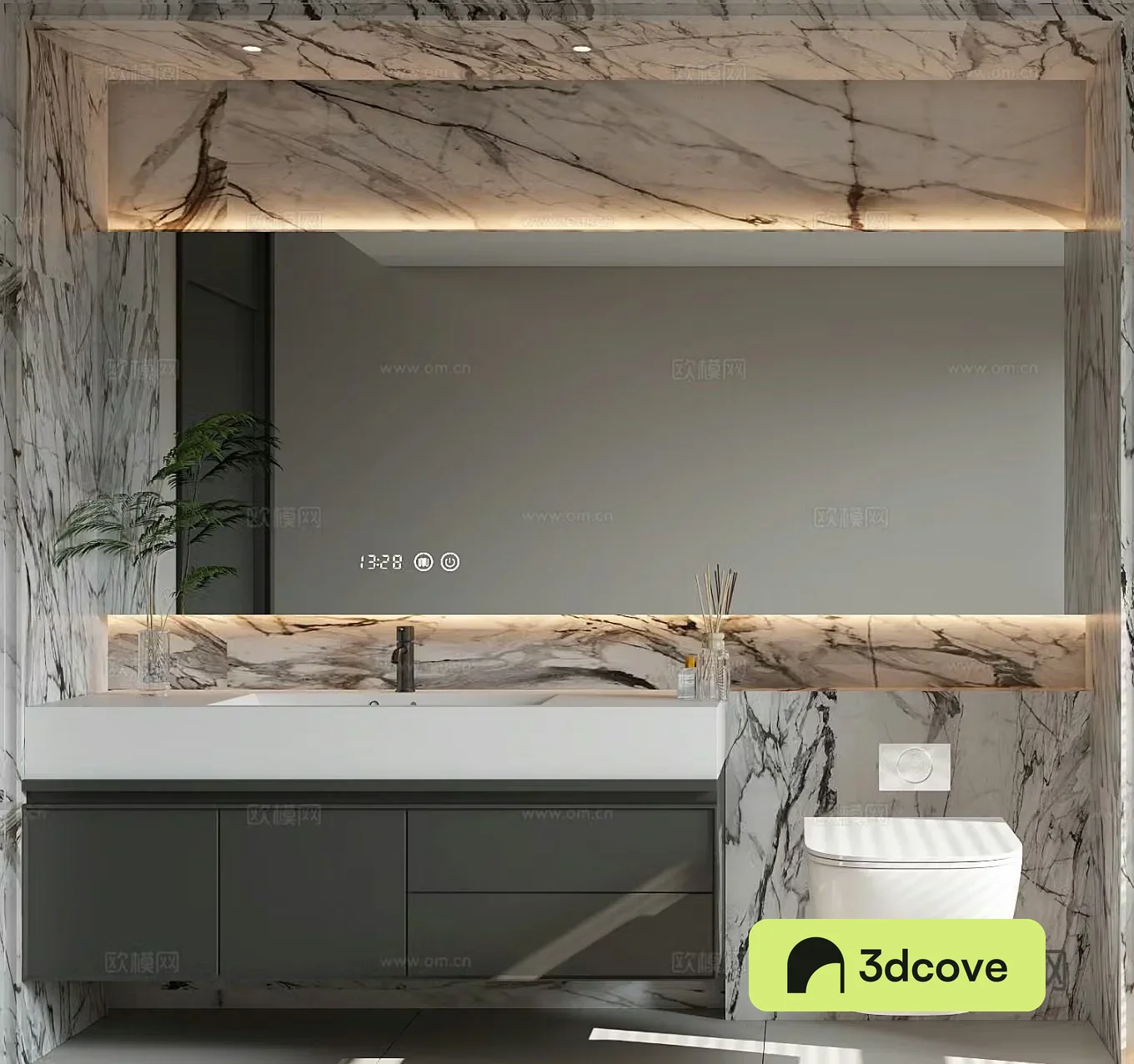 Modern bathroom cabinet