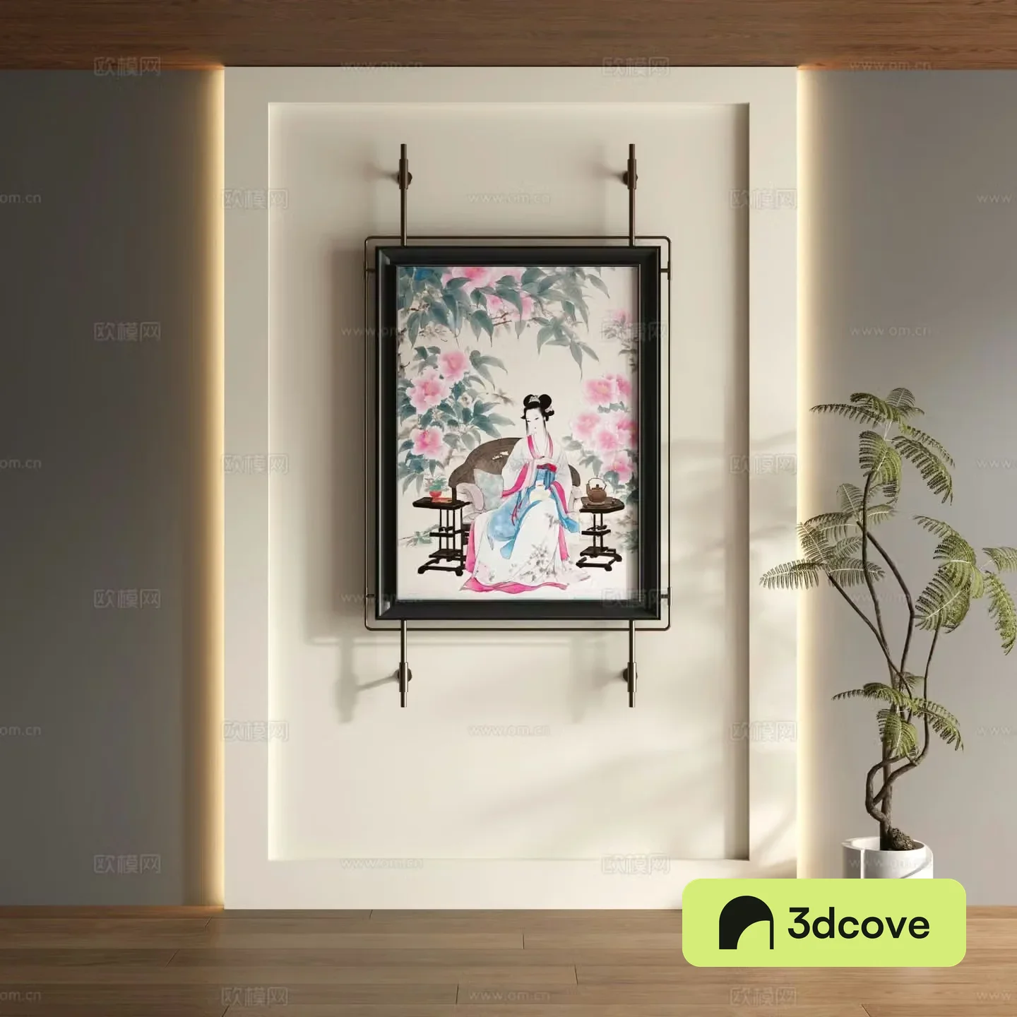 New Chinese style decorative painting figure painting hanging painting