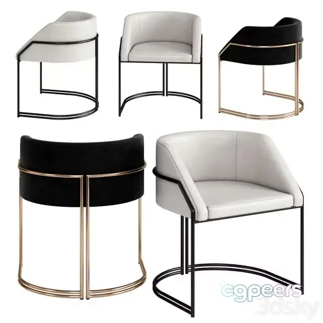 3ds Max Free – GIOPAGANI chair DEJA VU