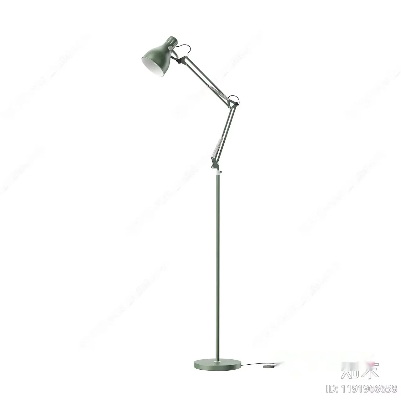 Modern Green Lamp 3D Model – 6632 – CORONA Render
