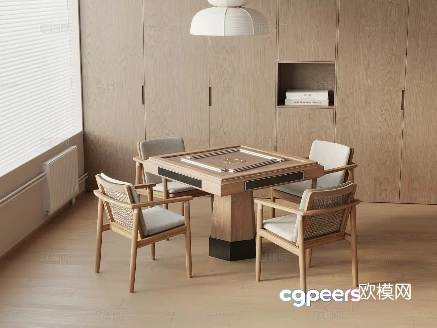 Mahjong table modern mahjong table 3d model