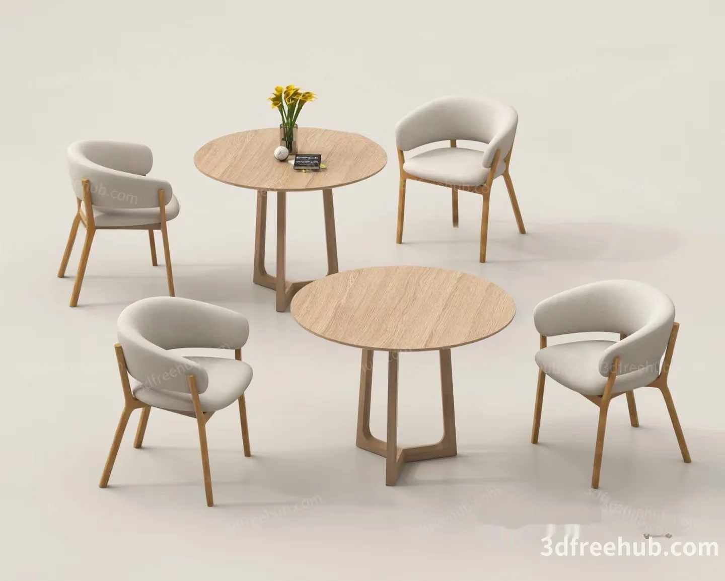 Modern Living Room 3D Model – 21494 – VRAY Render