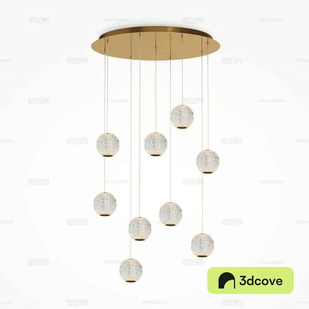 Modern crystal chandelier