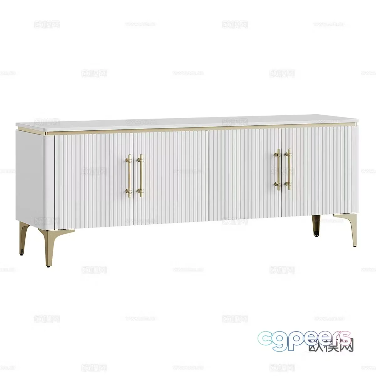 Modern simple and light luxury TV cabinet TV cabinet Simple cabinet Low cabinet Decorative cabinet 3D model