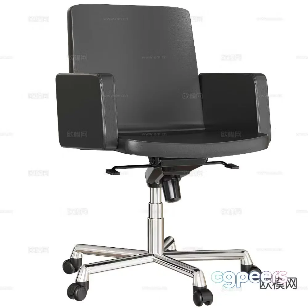 Polflex modern office chair swivel chair office chair 3d model