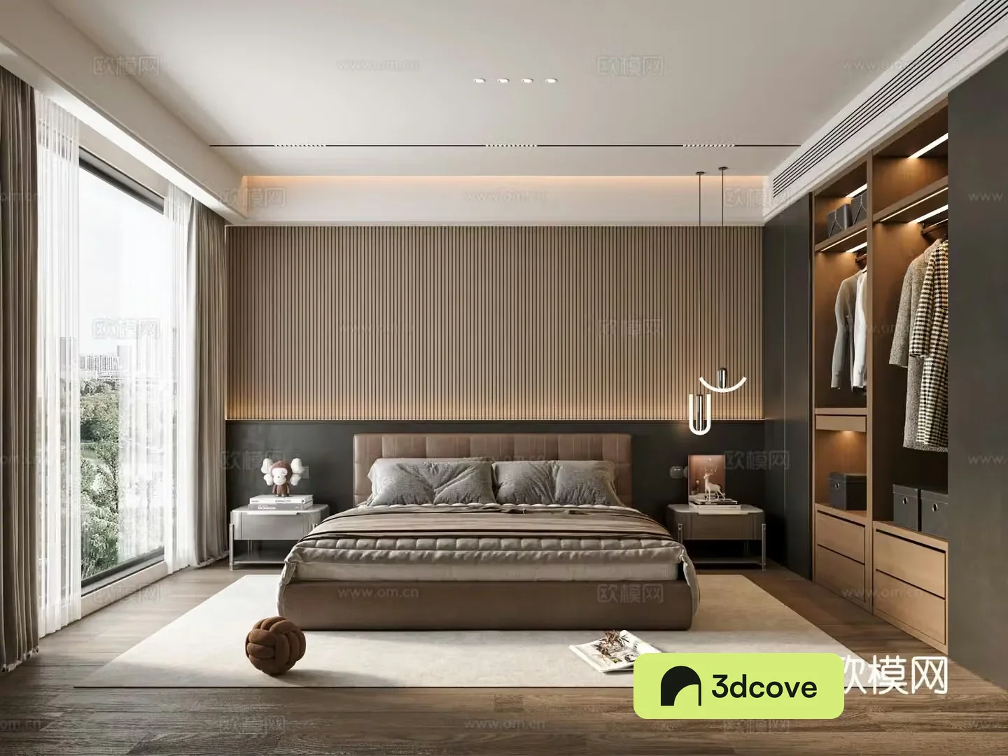 Italian home bedroom