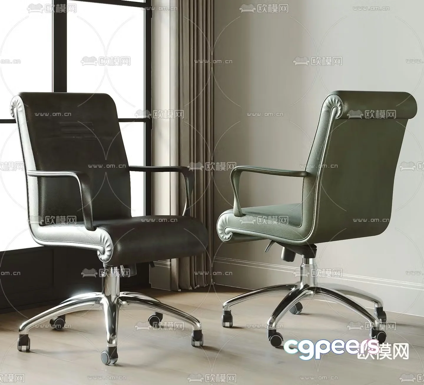 Office chair executive chair boss chair 3d model