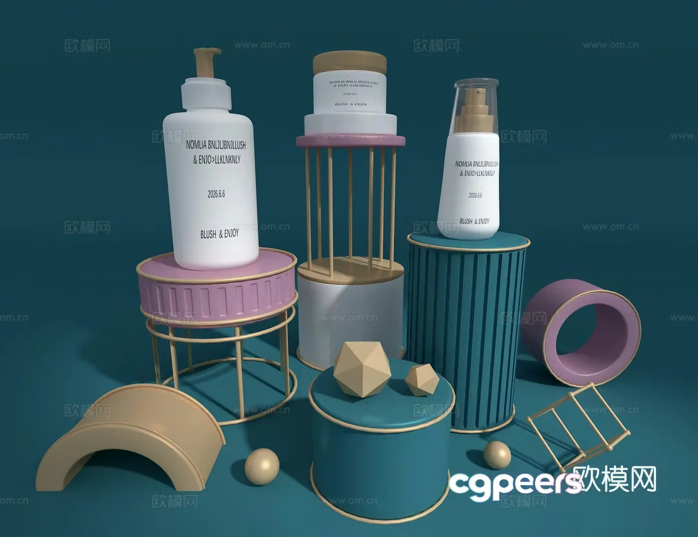 Cosmetics 3D model