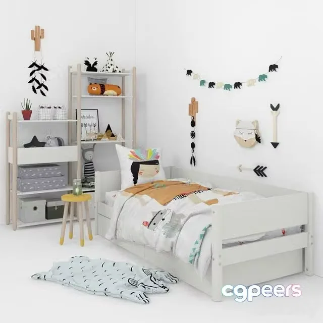 3ds Max Free – Children’s furniture and accessories 32 (Padding)