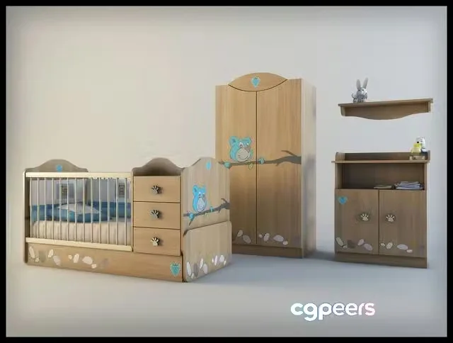 3ds Max Free – Sevimli Cilek furniture