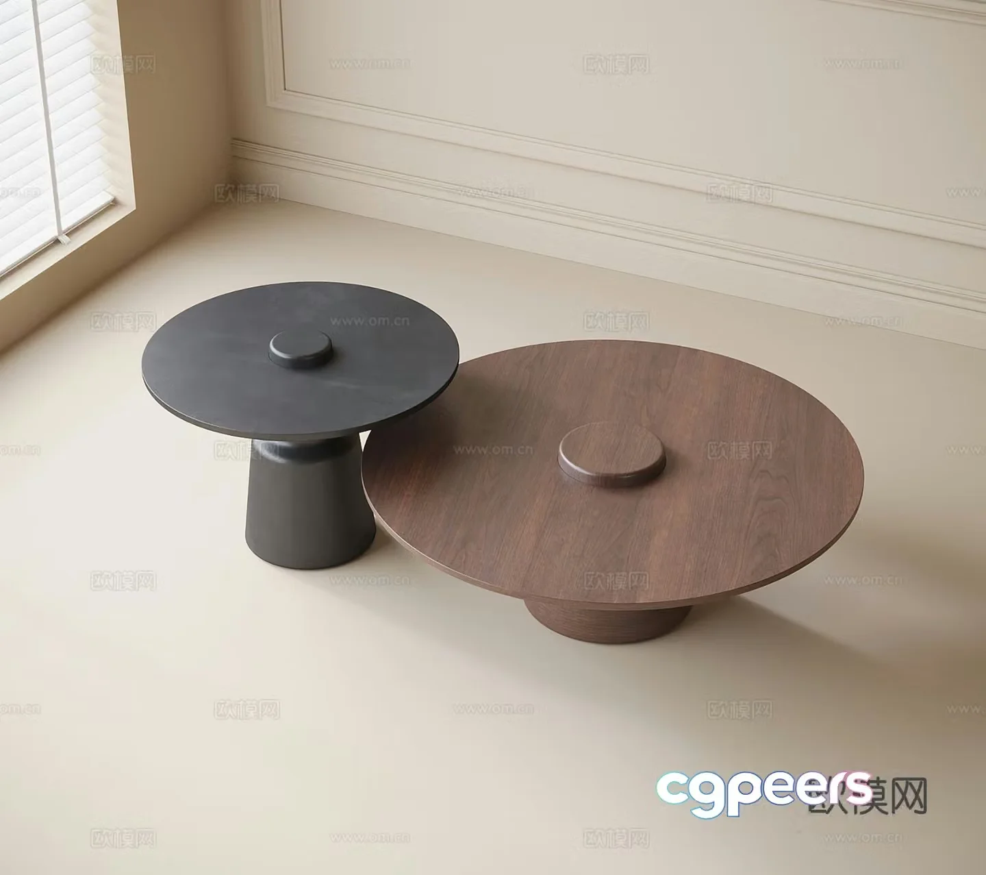 Wabi-sabi coffee table 3d model