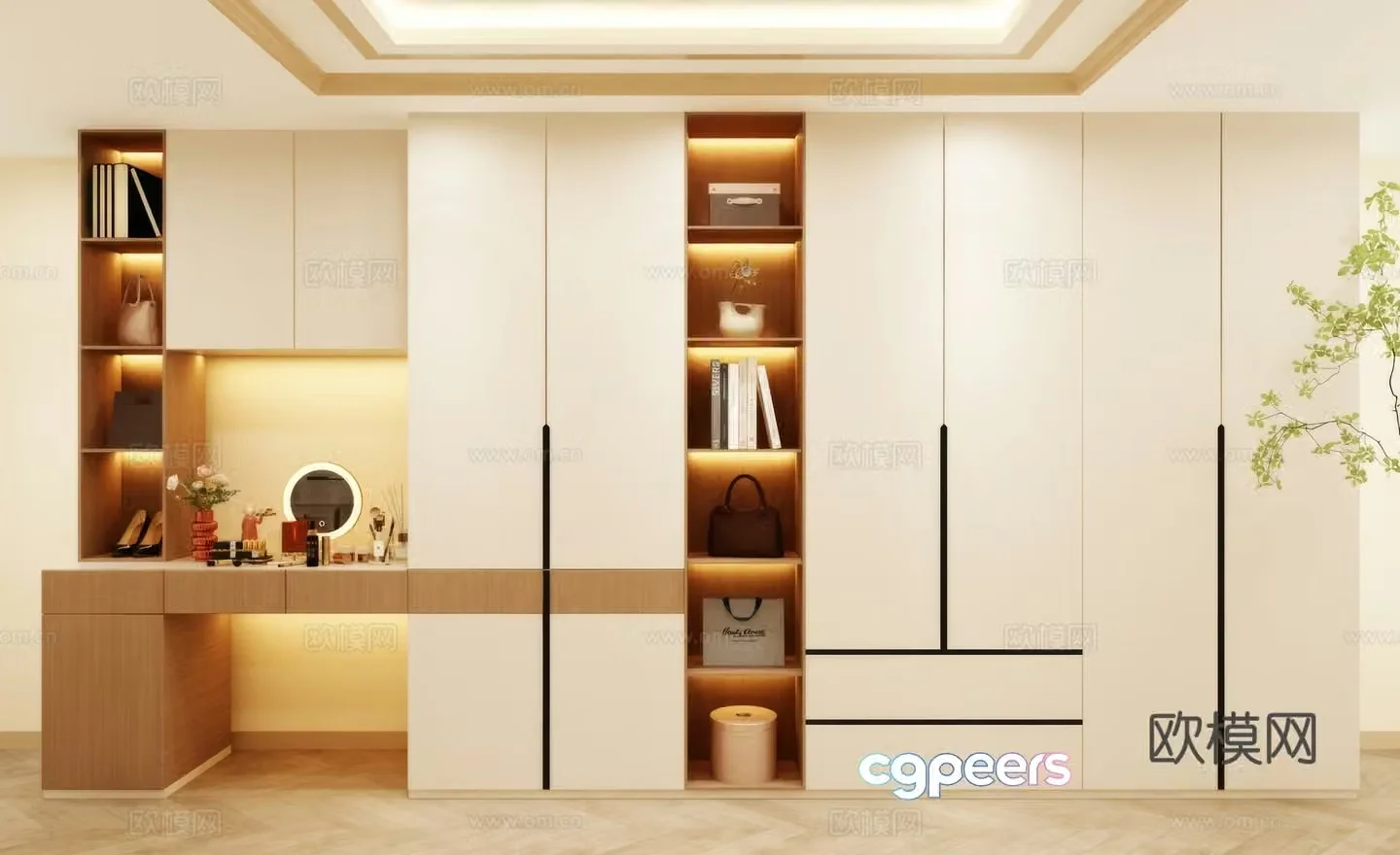 Wardrobe design Wardrobe renderings Wardrobe wardrobe design Wardrobe cabinet 3d model
