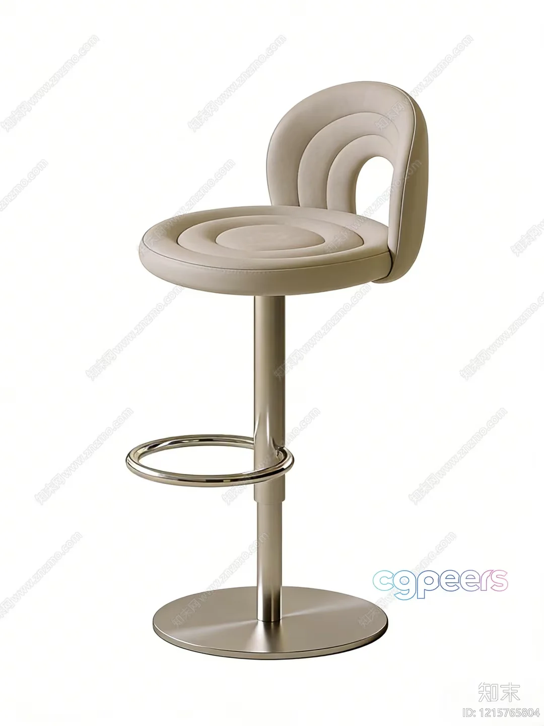 Modern Bar Stool 3D Model – 18062 – VRAY Render
