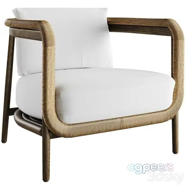 3ds Max Free – Palecek Duvall Lounge Chair