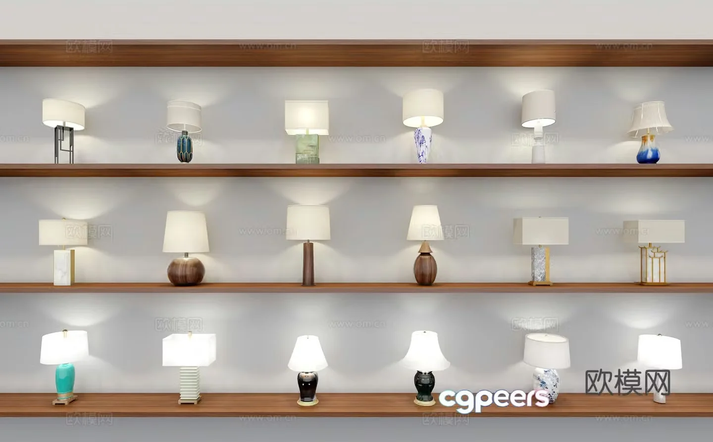 Table lamp 3d model
